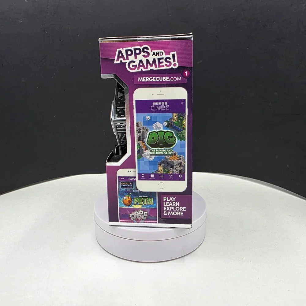 Merge Cube AR/VR Holograms App Handheld Virtual Games 10+ Android IoS NEW
